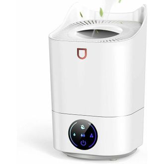 OEM Humidificador Ultras&oacute;nico Para Ambientes, 4 Litros, Llenado Superior, Blanco
