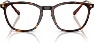Vogue Eyewear 53mm Pillow Optical Glasses in Dark Havana at Nordstrom