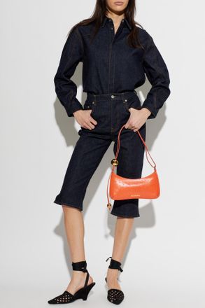 Jacquemus Denim Shirt Amelo, Womens, Navy Blue