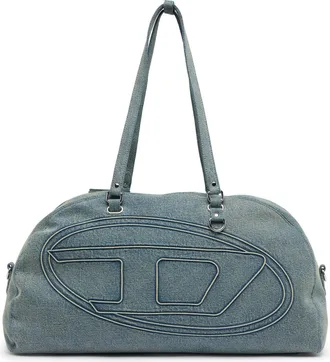 Diesel 1DR Dome-Duffle bag in denim with Oval D logo - Travel Bags - Unisex - Blue