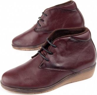 Purapiel Sleehak Enkellaars Akila Bordeaux