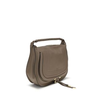 Chlo&eacute; Womens Beige Calf Leather Bos Taurus Shoulder Bag