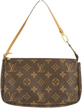 Louis Vuitton Pre-owned Mini Bags, female, Brown, Size: ONE SIZE Pre-owned Pochette Accessoires Monogram Bag