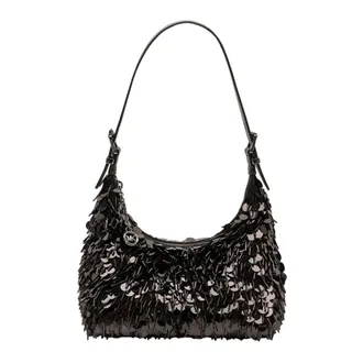 Michael Kors Borsa a spalla con paillettes - - Bags - Donna - Nero - ONE SIZE