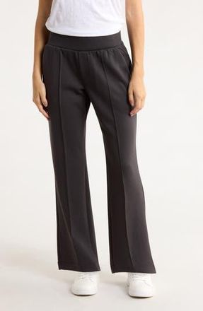 Apana Pintuck Scuba Knit Pants in Washed Grey at Nordstrom Rack, Size X-Large