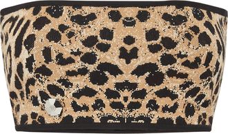 Philipp Plein Knit Top Leopard