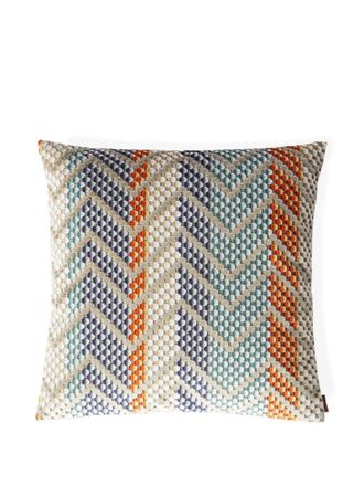 Missoni Home Kussen met chevron patroon - Oranje