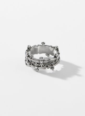 Le 31 Mens Gothic cross ring