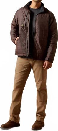 Ariat Rebar Cordura Ripstop Lightweight Insulated Jacket In Mole