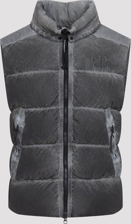 C.P. Company Eco Chrome donsbodywarmer met capuchon
