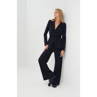 Anatomie Tressa Duo Comfortable Travel Blazer in Navy at Nordstrom, Size X-Large