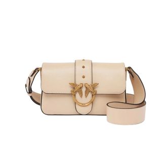 Pinko Cross Body Bags, female, Beige, Size: ONE SIZE Cross Body Bag