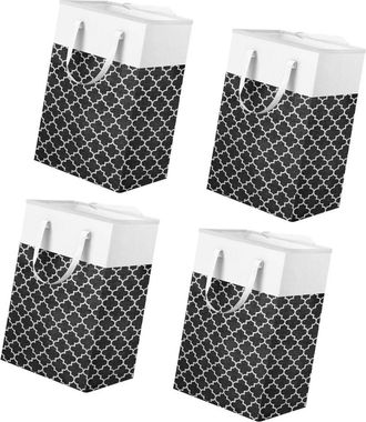 OEM 4 Cestas De Ropa Extragrandes De 75 Litros, Farol Negro