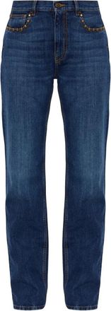 Etro Jeans a gamba dritta con borchie - - Jeans - Donna - Blu - W25