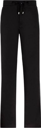 Roberto Cavalli Mirror Snake Straight-Leg Trousers, Brand Size 46 ( Waist Size 30 )