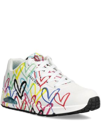 Skechers x James Goldcrown Sneakers Uno Lite-Spread The Love - Bianco