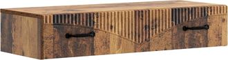 vidaXL Mesa Lateral Montada En La Pared 87,5 X 34,5 X 17 Cm Vidaxl