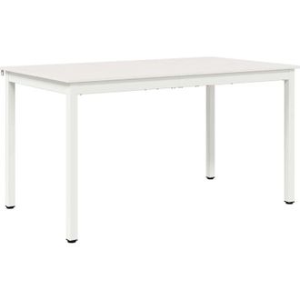 vidaXL Dining Table White 140 x 80 x 75 cm Solid Pine Wood vidaXL