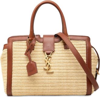 Saint Laurent Pre-owned Saint Laurent Baby Raffia Monogram Downtown Cabas Satchel Ladies 5M7N219IOVU0WVJO