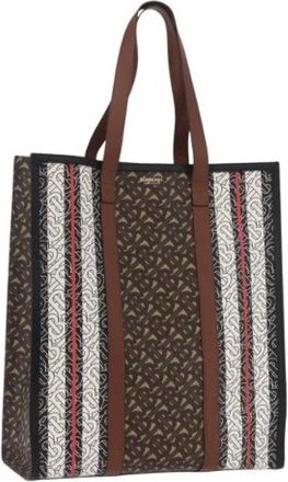 Burberry Pre-owned Vintage Tote Bag - Dames - Vintage Shopper - Bruin - ONE Size - Leer - Vintage