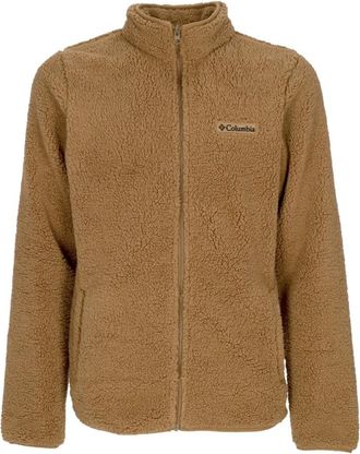 Columbia Sherpa Full Zip Bear Jas - Heren - Fleece jassen - Bruin - S - Polyester - Fitness