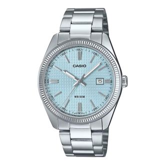 Casio Collection Mens Silver Watch MTP-1302PE-2AVEF Stainless Steel - One Size