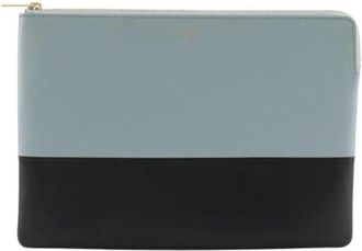 Celine Pre-owned Vintage Clutch - Dames - Vintage Clutch - Blauw - ONE Size - Leer - Vintage