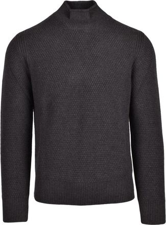 KANGRA Maglione Lupetto - Heren - Coltruien - Grijs - M - Wol - Truien & Vesten