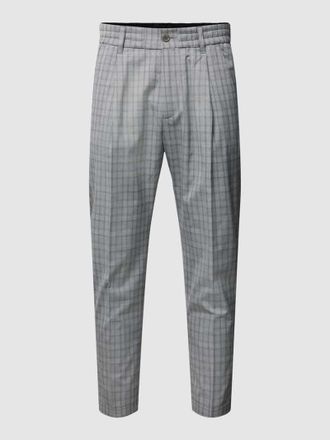 Drykorn Drykorn Anzughose mit Karomuster Modell CHASY in Hellgrau, Gr&ouml;&szlig;e 30/32