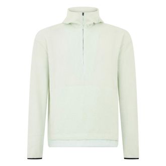 Herno Truien & Vesten, Heren, Groen, L, Polyester, Pullover met rits en hoge kraag