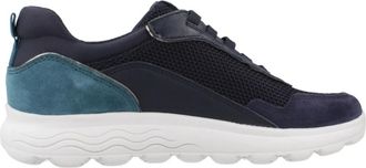 Geox Sneakers Spherica Stijl - Dames - Sneakers - Blauw - 41 EU - Schoenen