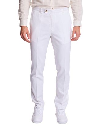 Paisley & Gray Downing Linen-Blend Pant