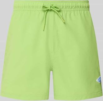Jack & Jones Jack & Jones Straight Fit Badeshorts mit Logo-Detail Modell Maui in GELB, Gr&ouml;&szlig;e XXL