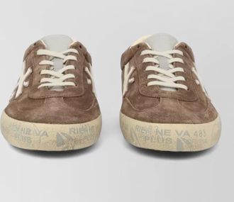 Premiata leather low-top sneakers