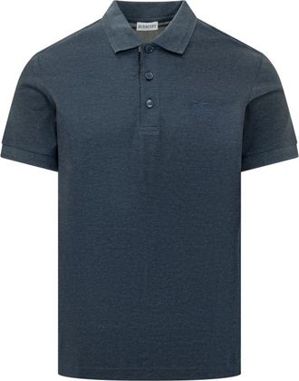 Burberry Eddie EKD Polo - Heren - Polos - Blauw - 2XL - Katoen - Tops