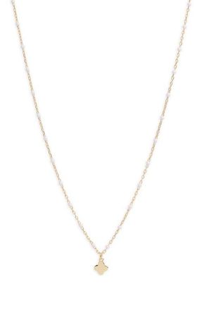 Argento Vivo Clover Pendant Necklace in Gold at Nordstrom