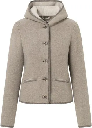 Stapf Malwina Wolljacke f&uuml;r Damen | beige/grau