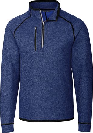Cutter & Buck Mainsail Sweater-Knit Mens Half Zip Pullover Jacket