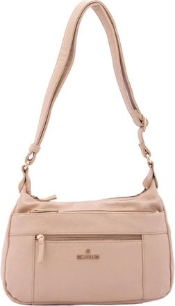 Cavalli B Schoudertas - Dames - Tassen - Beige - Maat: ONE Size Zijde