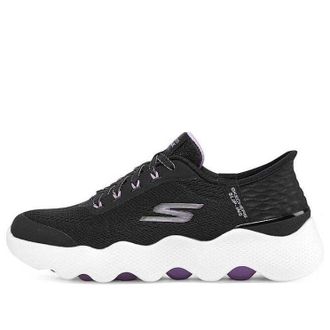 Skechers (WMNS) Skechers GO WALK Massage Fit Black Lavender 124916-BKLV