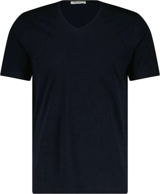 Stefan Brandt Klassiek V-hals T-shirt - Heren - T-shirts - Blauw - XL - Katoen - Tops