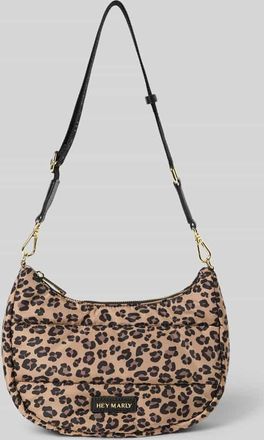 Hey Marly Shoulder Bag mit Logo-Detail Modell Lifetime Buddy in Sand, Gr&ouml;&szlig;e 1