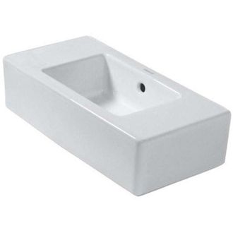 Duravit Duravit - Vero Lavabo Con Enjuague Manual, 50x25cm, 2 Agujeros Para
