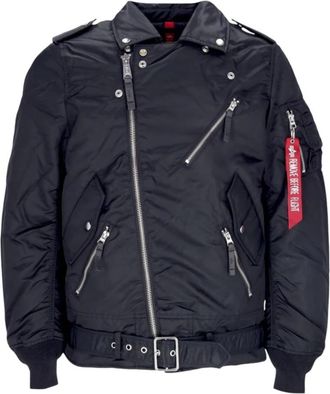 Alpha Industries Outlaw Bomberjack - Heren - Winterjassen - Zwart - L - Polyester - Jassen