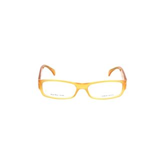 Giorgio Armani Glasses, male, Yellow, Size: ONE SIZE Acetate Frames with Sleek Design
