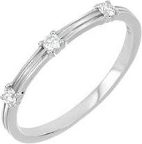 Bony Levy 18K White Gold Diamond Three-Stone Ring in 18Kw at Nordstrom Rack, Size 7