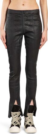 Rick Owens Temple Slit Front Leggings