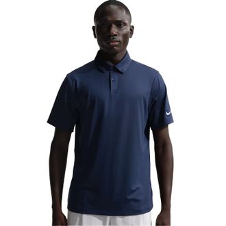 Nike Velocity-poloshirt voor heren (College Navy/White)