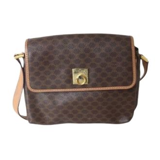 Celine Pre-owned Cross Body Bags, female, Brown, Size: ONE SIZE Pre-owned Vintage Shoulder Bag