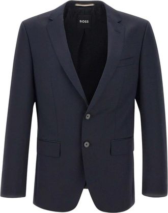 HUGO BOSS Hombre, Chaquetas, Azul, Talla: S